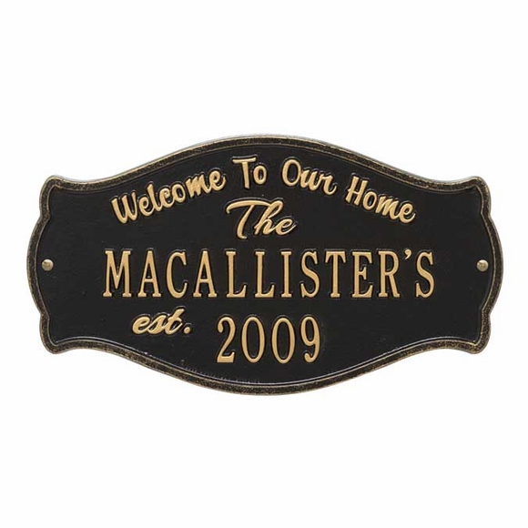 Welcome To Our Home Plaque