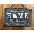 Welcome to Our Home State Sign