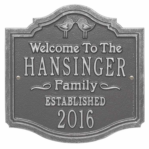 Welcome To The Family Established Date Sign