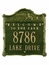 Welcome to the Lake Address Sign - Custom Metal House Number Plaque
