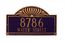 Address Plaque With Sun Rays - House Number Sign