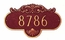 Home Address Plaque With Scroll Decoration