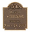 House Of Family Name Established Date Plaque - Wedding or Anniversary Gift