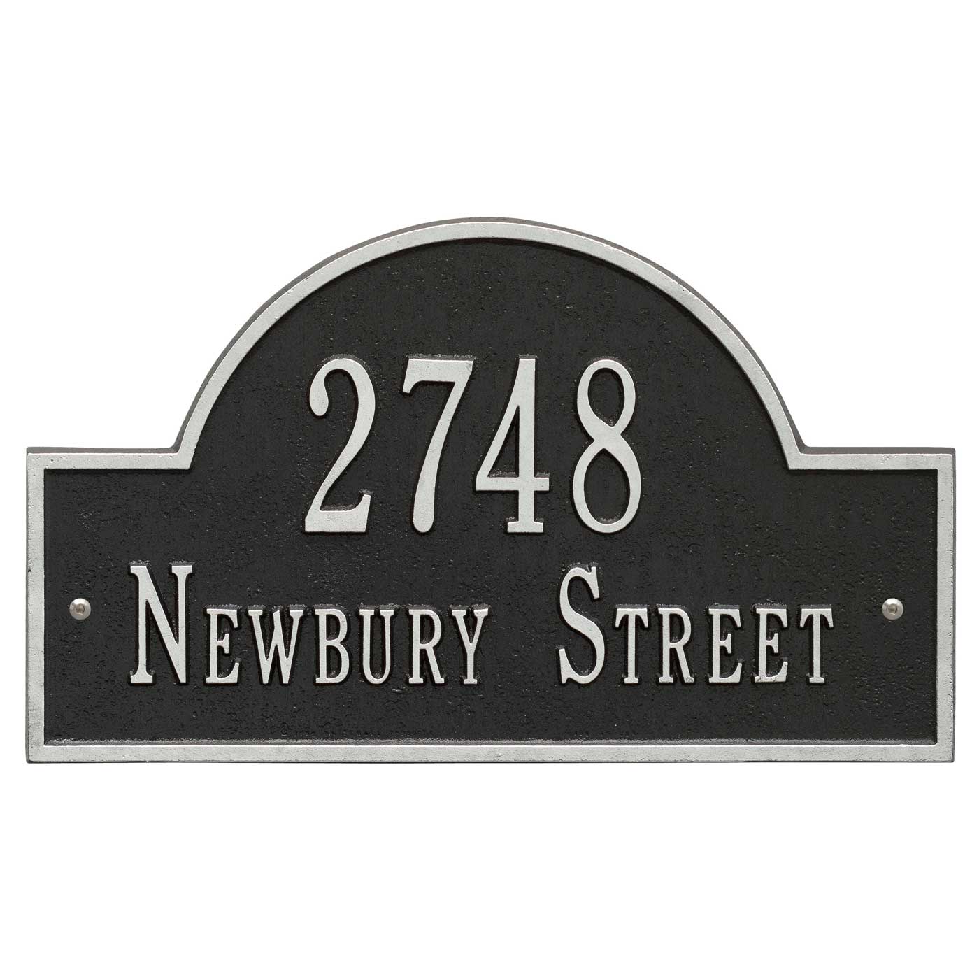 Wall Mount Address Sign Arch Shape House Marker