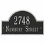 Wall Mount Address Sign - Arch Shape House Marker