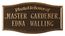 Planted in Honor of Personalized Dedication Plaque