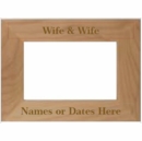 Wife and Wife Personalized Picture Frame