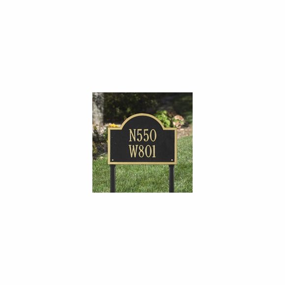 Wisconsin Address Plaque Designed For N and W House Numbers