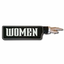 Women's Room Sign with Finger Pointer
