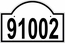 Reflective Address Plaque with Lawn Yard Stake