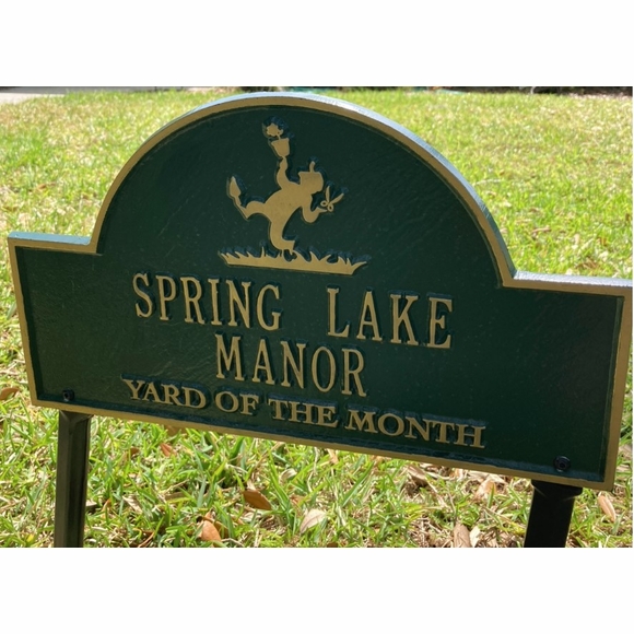 Yard Of The Month Sign