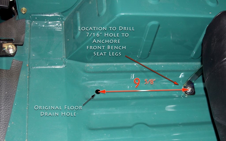 Bench Seat Installation '79 - '84 FJ40 & BJ40" title="Bench Seat Installation '79 - '84 FJ40 & BJ40