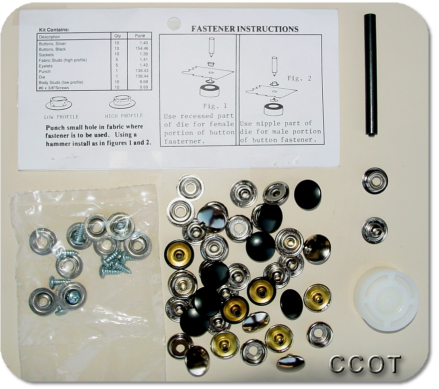 Bestop Snap Repair Kit