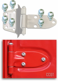 Bolt Kit - Front Door Hinge - Button Head Bolts - Stainless - FJ & BJ - '63 -'84