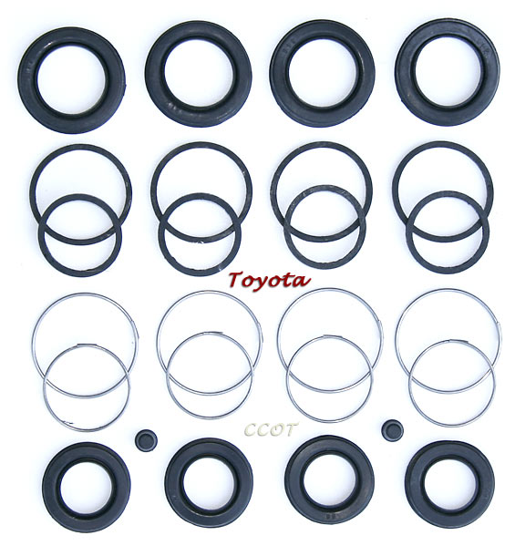 thumbnail image 2 of Toyota Camry Avalon RAV4 2018–2021 REAR Brake Caliper Rebuild Kit – W/ Electric Handbrake Boots 2 of 3