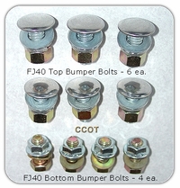 Bumper Bolt Kit - Front FJ40/45 - 10 Bolt Kit