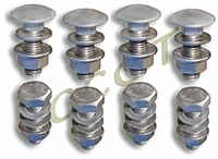Bumper Bolt Kit - Front - Stainless - FJ60/62 - 8 Bolt Kit