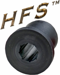 Bushings HFS Black Poly - 12ea - 40/60/62 Series 8/'80 - 1/'90
