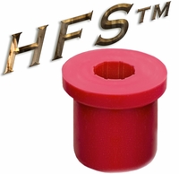 Bushings HFS RED Poly - 12ea - 40/60/62 Series 8/'80 - 1/'90