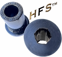 Bushings HFS BLACK Poly - 12ea - 40 Series - '58-7/80