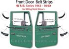 Door Belt Strips Wing Vent Style