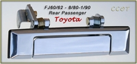 Door Handle - 1ea - Chrome - R/Passngr/Right Side - 8/80-1/90 - TOYOTA
