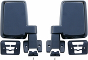 Mirrors - FJ60 FJ62 - Door - Gloss Black - Manual - Pair - Aft Mrkt