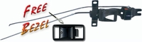 Door Regulator - Pull - Lock - Left - 75-84 - w/Free Bezel