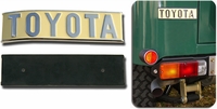 Emblem - FJ40-1958-12/74- Driver's Qtr Pnl - T-O-Y-O-T-A