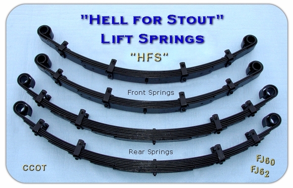 FJ 60 & FJ62 ~ HFS  ~ "One of a Kind"  Engineered Lift Springs" title="FJ 60 & FJ62 ~ HFS  ~ "One of a Kind"  Engineered Lift Springs