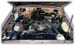 FJ60 1985 Motor all Stock