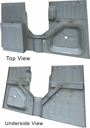 Front Floor Pan Tool Box 1972 and Older - 3-Speed