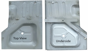 Front Right Floor Pan '64 - '73 3-Spd