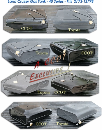 Gas Tank - Steel Replica - Fits 3/'73 to 12/'78  by CCOT" title="Gas Tank - Steel Replica - Fits 3/'73 to 12/'78  by CCOT