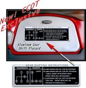 Gear Shift Instructions