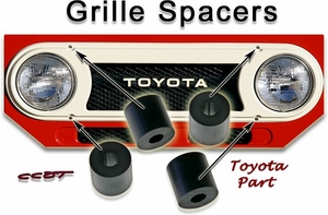 Grille Spacer Kit - FJ40/45 - '58 to '78 - 4ea - TOYOTA