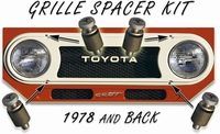 Grille Spacer & Screw Kit - FJ40/45 - 58-78 - 4ea - Aft Mrkt