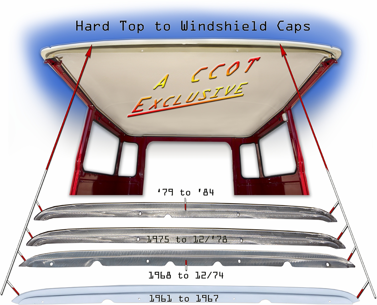 Hard Top Windshield Caps" title="Hard Top Windshield Caps
