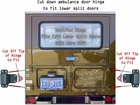 Hinge - Rear Split Doors