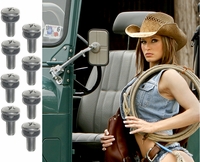 Hinge Screws - Windshield - Stainless - 79-84 - Aft Mrkt