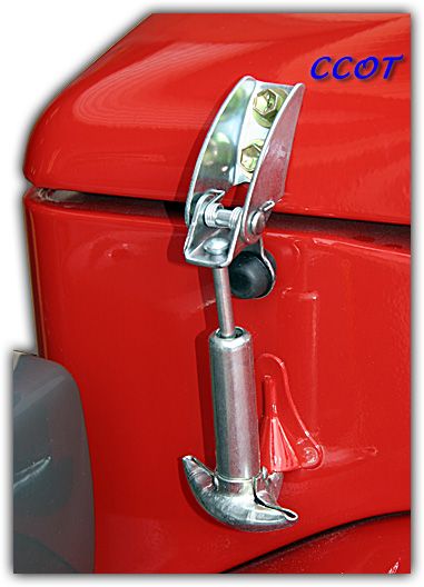 FJ40 Toyota Land Cruiser Hood Front Lock – Vintage, Taiwan Manufacture, Black