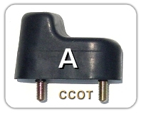 Hood - Windshield Rest Bumper Block 1ea - 9/71-1/75 - TOYOTA