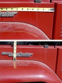 Hood - Windshield Rest Bumper Block 1ea - 9/71-1/75 - TOYOTA