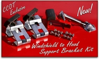 Hood Windshield Support Brackets