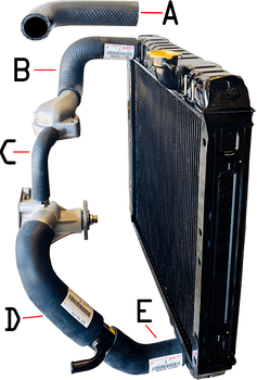 Radiator Hoses for FJ40/45/55/60