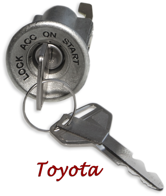Ignition Key & Cylinder Lockable 40 Series 9/72 to '84 TOYOTA