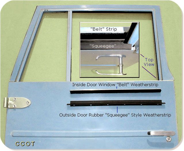 FJ40 FJ45 Window Belt Strips