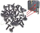 Jump Seat Frame Upholstery Screws - BLACK