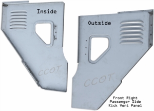 Kick Vent Panel, Right