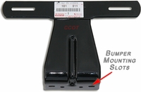 License Plate Bracket, Front